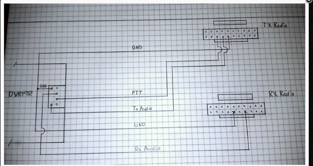 Схема подключения репитера MOTOROLA GM350/360